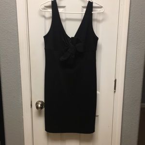 Black dress with bow